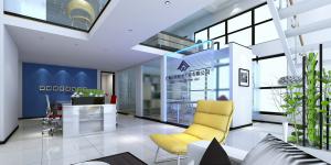 漂浮的建筑-萬(wàn)科大廈，萬(wàn)堡防水公司辦公室裝修！